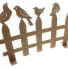 HomeLiving Dekozaun "Vögel" 500x80x370 In Braun