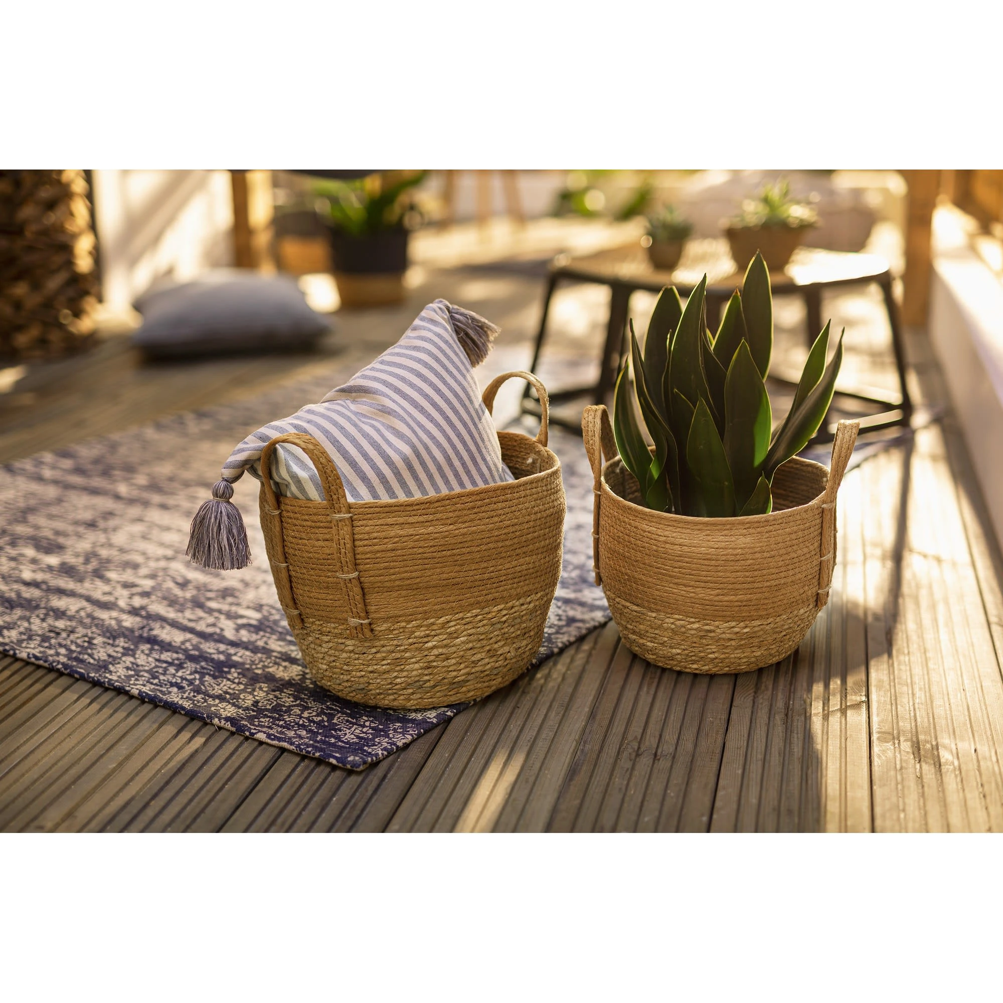 HomeLiving Füllkorb "Cabrera" 310x310x260 In Braun – Bild 2