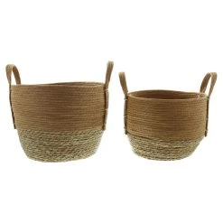 HomeLiving Füllkorb "Cabrera" 310x310x260 In Braun