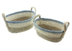 HomeLiving Füllkorb "Maritim" 33x23x15 In Bunt