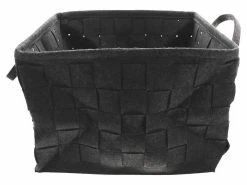 HomeLiving Füllkörbe "Flechtwerk" 450x400x400 In Anthrazit