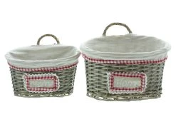 HomeLiving Füllkörbe "Home" 340x230x230 In Bunt