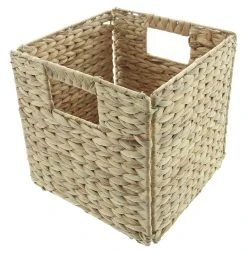 HomeLiving Füllkörbe "Wasserhyazinthe" 24x24x24cm In Braun