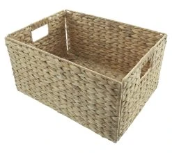 HomeLiving Füllkörbe "Wasserhyazinthe" 40x30x22cm In Braun