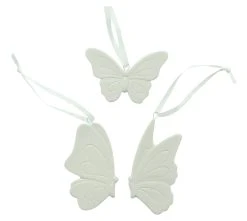 HomeLiving Hänger "Schmetterling" 90 In Weiß