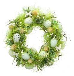 HomeLiving Kränze "Osterwiese" 33x33x7cm In Bunt