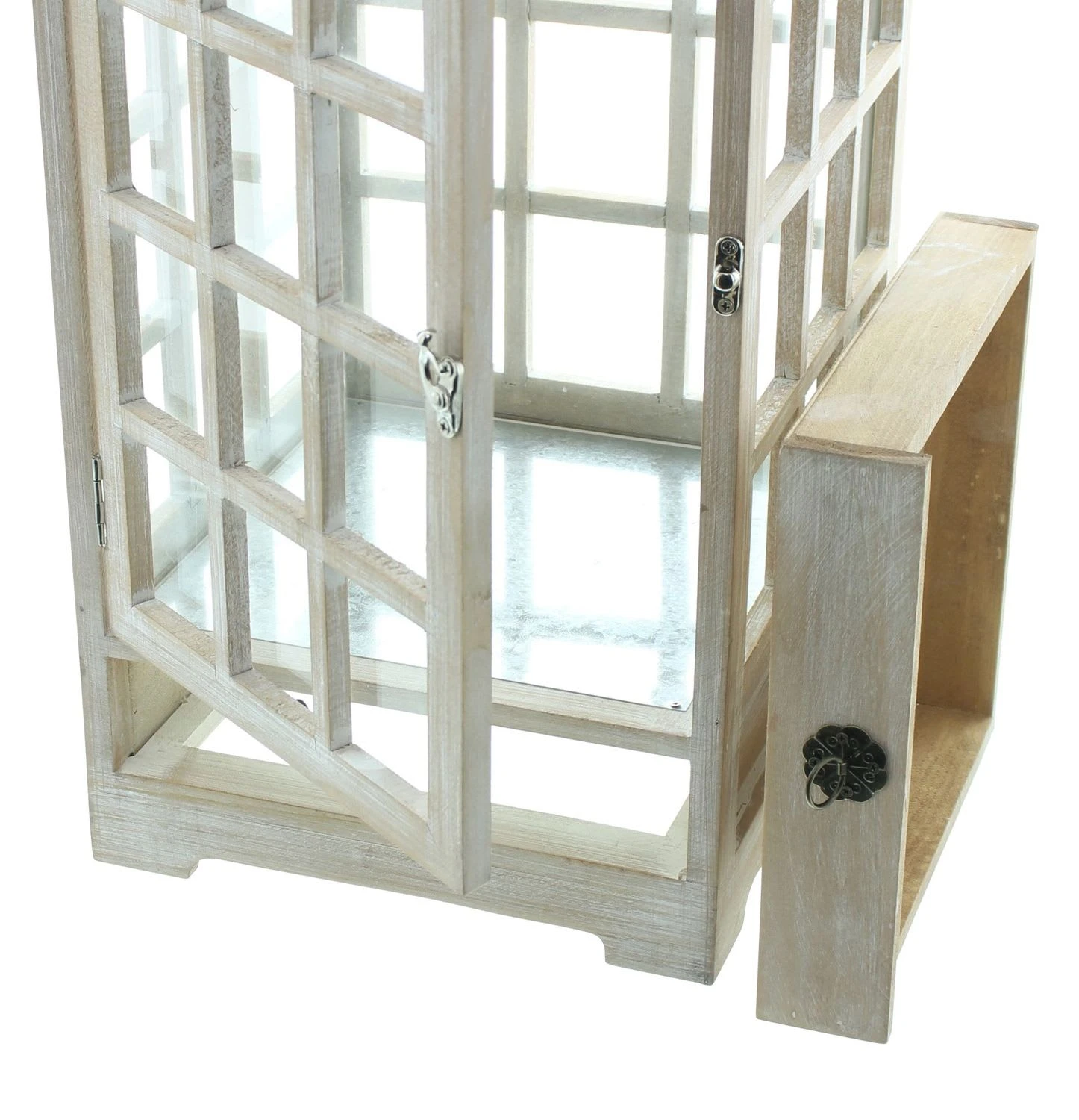 HomeLiving Laterne "Landhaus" 250x250x630 In Bunt – Bild 5