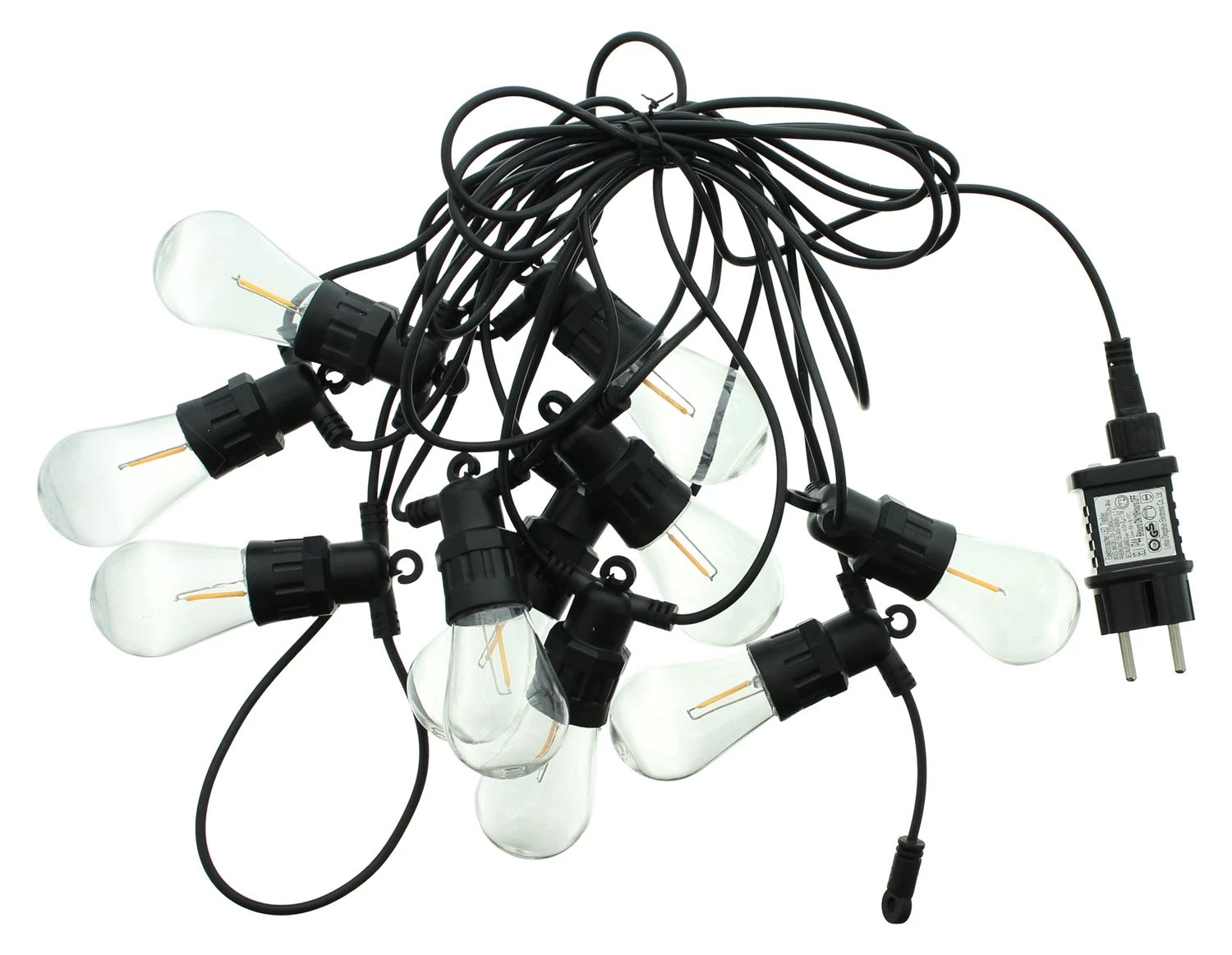 HomeLiving LED-Lichterkette "Outdoor" 6600 In Schwarz