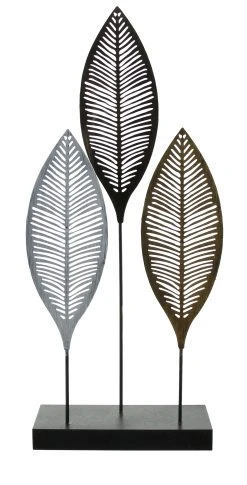 HomeLiving Metall-Deko "Blätter" 210x80x500 In Bunt