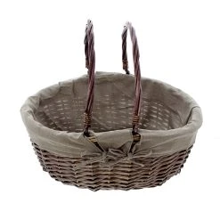 HomeLiving SB-Korb "Modern" 400x330x200 In Grau