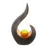 HomeLiving Solar-Deko "Flamme" 250x130x440 In Bronze