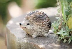 HomeLiving Spar-Set 2x Deko-Figur "Igelchen", 13 X 9 X 9 Cm In Braun