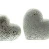 HomeLiving Spar-Set 2x Deko-Herz "Silber", 11 X 10 Cm, 13 X 12 Cm In Silber