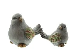 HomeLiving Spar-Set 2x Deko "Mosaik", 9 Cm, 13 Cm In Bunt