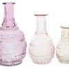 HomeLiving Spar-Set 2x Deko "Oriental", Höhe 13 Cm, 17 Cm, 22 Cm In Rosa