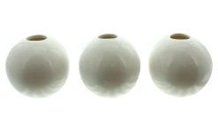 HomeLiving Spar-Set 2x Deko "Oval", 9 X 7 X 7 Cm In Creme