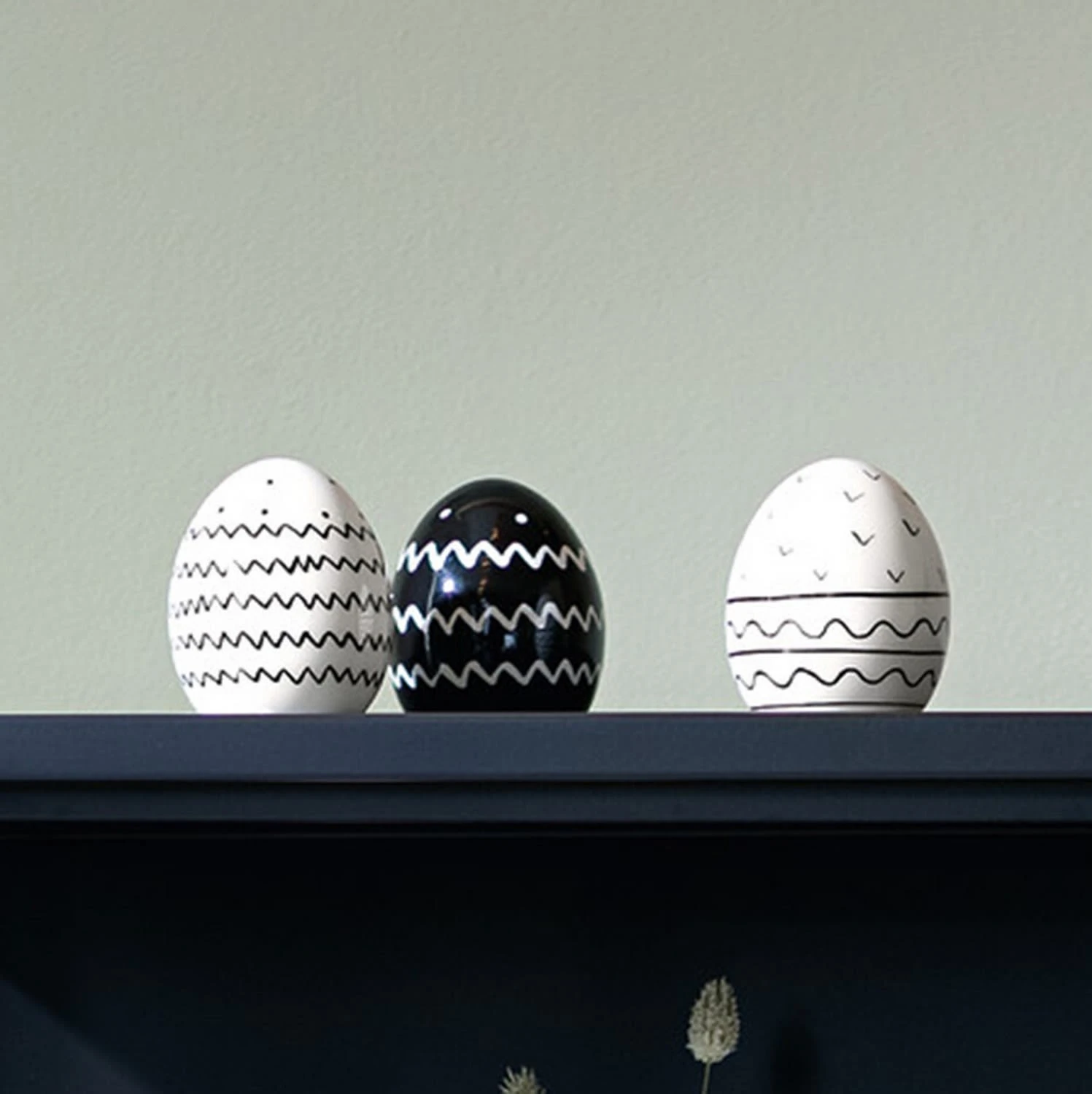 HomeLiving Spar-Set 2x Deko "Pattern", Höhe 8 Cm In Bunt – Bild 3