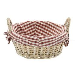 HomeLiving Spar-Set 2x Schale "Karo", 25 X 10 Cm In Weiß