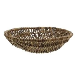 HomeLiving Spar-Set 2x Schale "Natur", 36 X 31 X 7 Cm In Braun