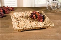 HomeLiving Spar-Set 2x Schale "Quadrat", 31 X 31 X 4 Cm In Braun