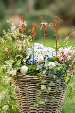 HomeLiving Spar-Set 2x Stecker "Osterhase", Höhe 38 Cm In Braun