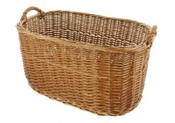 HomeLiving Transportkorb "Natur" 620x400x310 In Braun