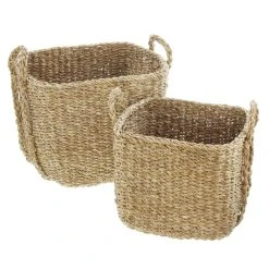 HomeLiving Universalkorb "Seegras" 380x380x300 In Beige