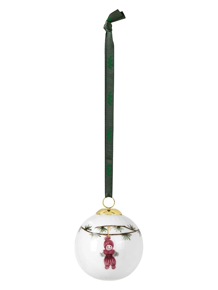 Kähler Christbaumkugel "Hammershøi 2021" In Weiß/ Bunt - Ø 6 Cm – Bild 2