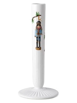 Kähler Kerzenhalter "Hammershøi Christmas" In Weiß/ Bunt - (H)20 Cm