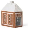 Kähler Lichthaus "Gingerbread" In Braun - (B)12,5 X (H)15,5 X (T)7,5 Cm