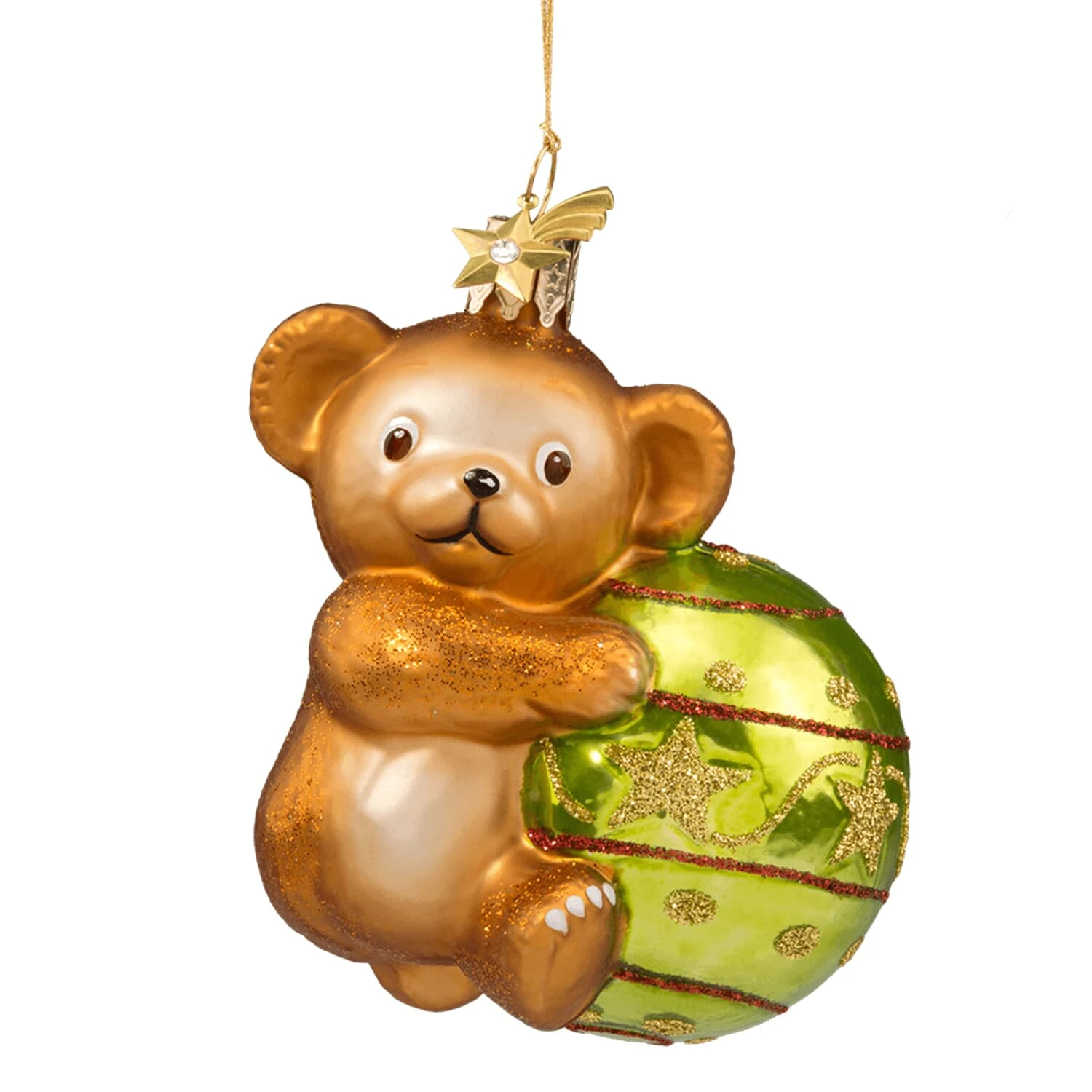 Käthes Original Baumschmuck Glas Bärchens Lieblingskugel In Bunt