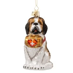 Käthes Original Baumschmuck Glas Bernhardiner In Bunt