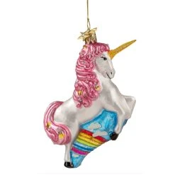 Käthes Original Baumschmuck Glas Einhorn In Bunt
