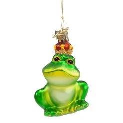 Käthes Original Baumschmuck Glas Froschkönig In Bunt
