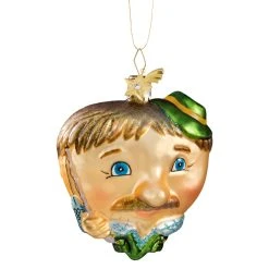 Käthes Original Baumschmuck Glas Herz Angler In Bunt