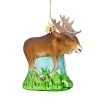 Käthes Original Baumschmuck Glas Kanadischer Elch In Bunt