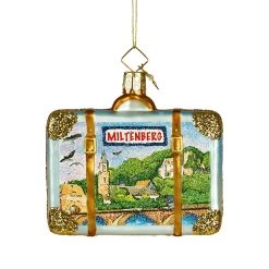 Käthes Original Baumschmuck Glas Koffer Miltenberg In Bunt