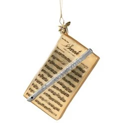 Käthes Original Baumschmuck Glas Querflöte In Bunt