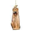 Käthes Original Baumschmuck Glas Schäferhund In Goldfarben