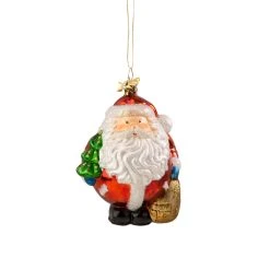 Käthes Original Baumschmuck Glas Weihnachtsmann In Bunt