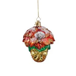 Käthes Original Baumschmuck Glas Weihnachtsstern In Bunt