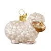 Käthes Original Baumschmuck Glas Weißes Schaf In Goldfarben