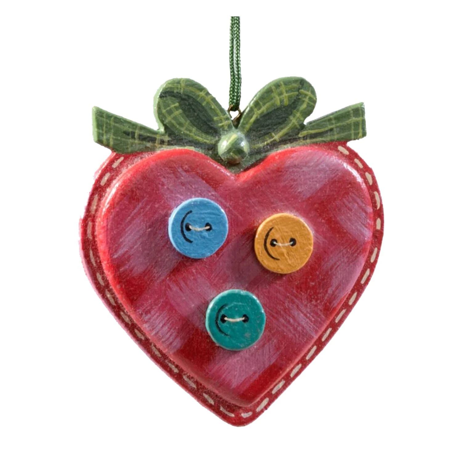 Käthes Original Baumschmuck Herz Patchwork In Bunt