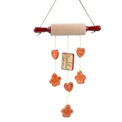 Käthes Original Baumschmuck Nudelholz Mit Rezept In Bunt