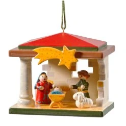 Käthes Original Baumschmuck Weihnachtskrippe In Bunt