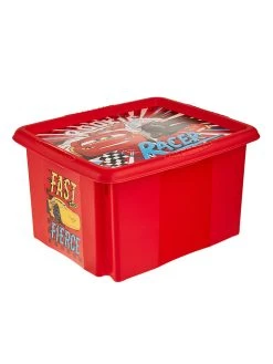 Keeeper Aufbewahrungsbox "Cars" In Rot - (L)42,5 X (B)35,5 X (H)22,5 Cm - 24 L
