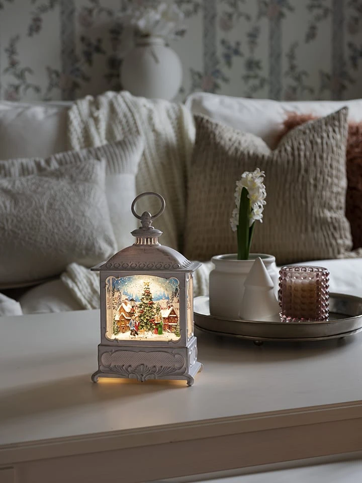 Konstsmide LED-Laterne "Weihnachtsmarkt" In Weiß - (B)13,5 X (H)25 X (T)8,5 Cm – Bild 3