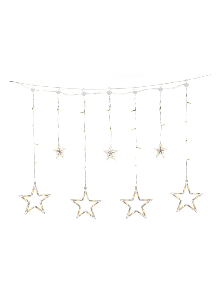 Konstsmide LED-Lichtervorhang "Sterne" In Warmweiß - (L)590 Cm – Bild 2