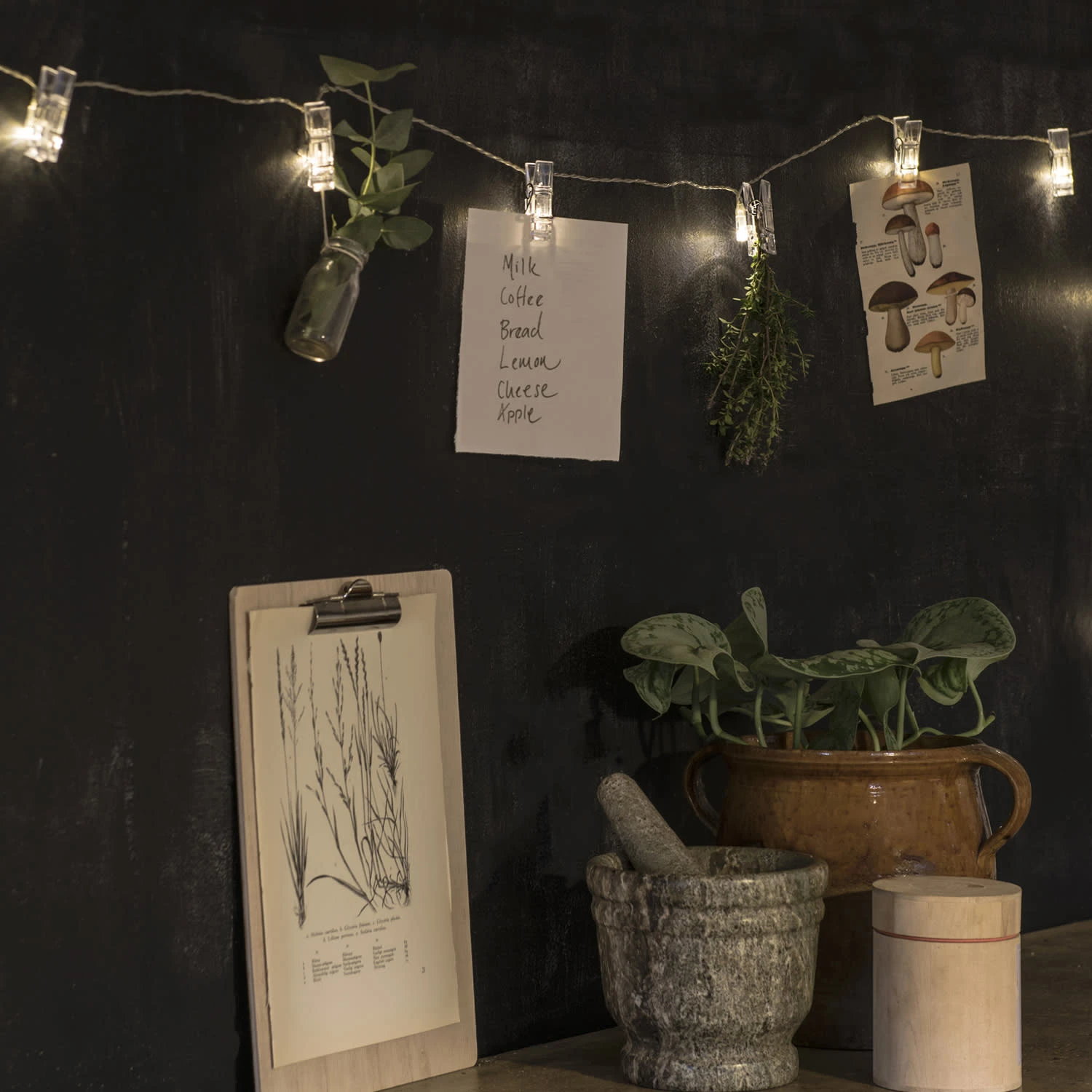 Konstsmide Lichterkette Mit 12 Klammern Für Bilder Etc 2,75m In Transparent – Bild 2