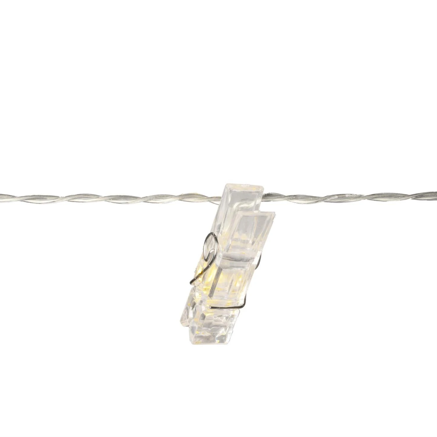 Konstsmide Lichterkette Mit 12 Klammern Für Bilder Etc 2,75m In Transparent